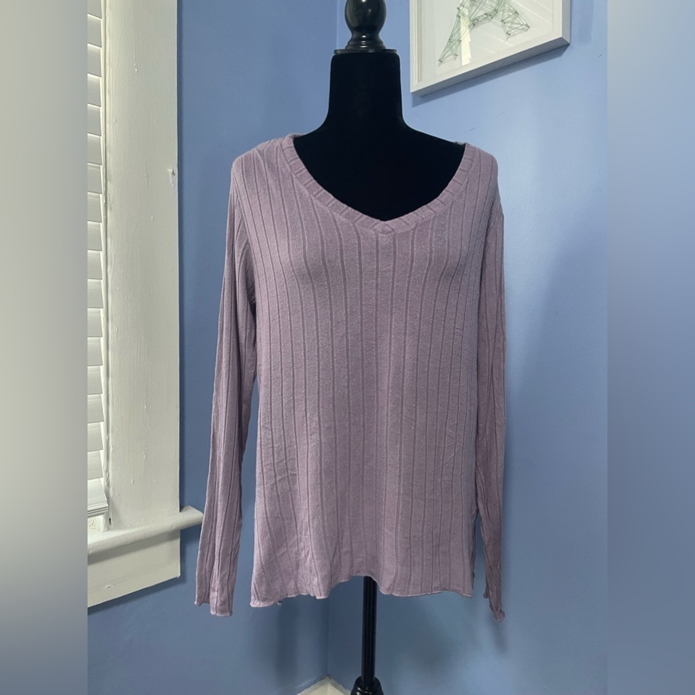 Mote size small purple cozy sweater
